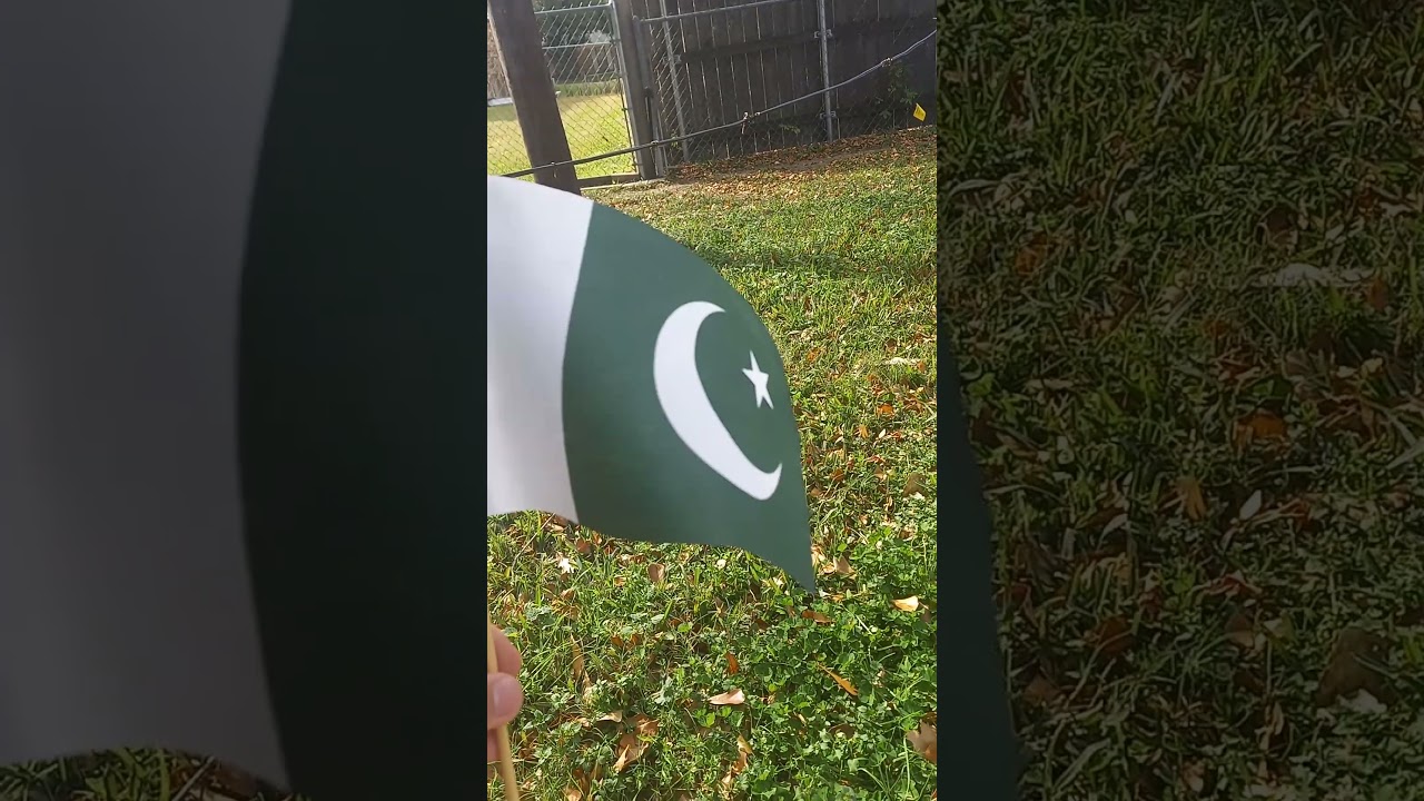 Flag of Pakistan waving in the wind