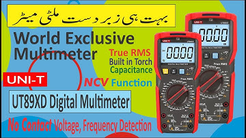 World Exclusive UNI-T UT89XD Multimeter Review  UT 89X Urdu NCV | Function