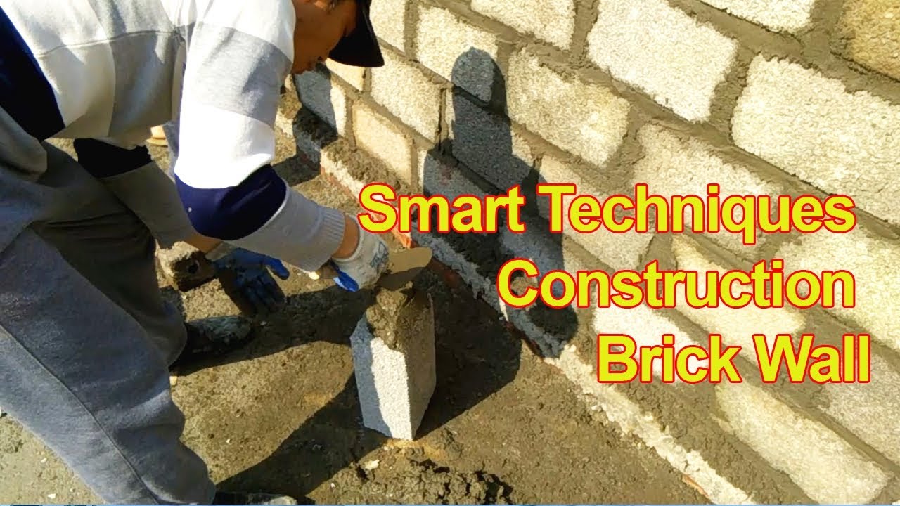 Contruction-Smart Techniques Construction Brick Wall Using Sand And ...