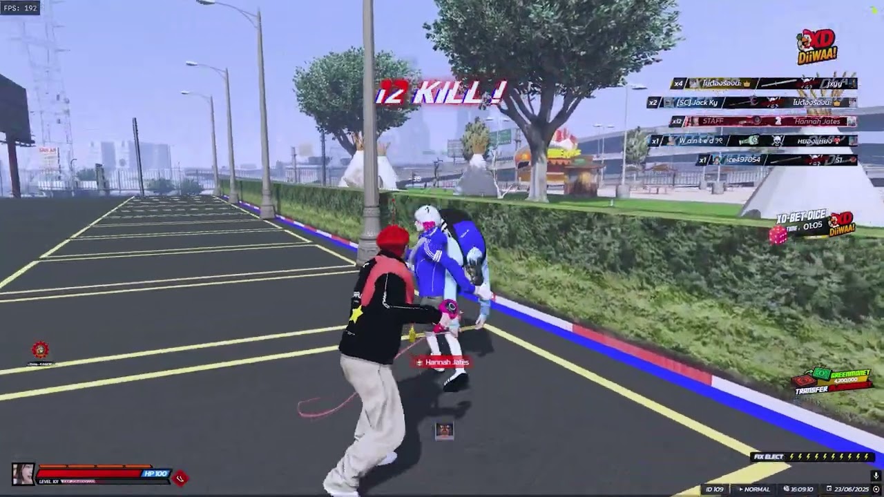 4Kingxd | นักเตะรอเซ็นสัญญา #4kingxd #fivem #Uzi