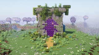 Minecraft: Ancient Ruined Nether Portal Design | Build Tutorial