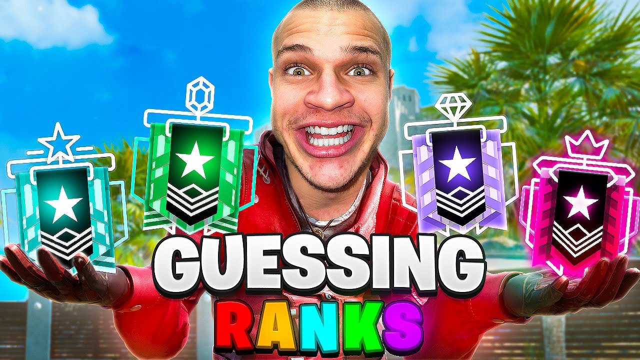 Guessing YOUR Ranks in Rainbow Six Siege!
