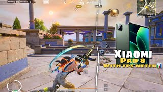 Xiaomi Pad 8 PUBG/BGMI Test With Live FPS Meter โ ๏ธ EXTREME Performance Test!
