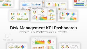Risk Management KPI Dashboards PowerPoint Templates | SlideSalad