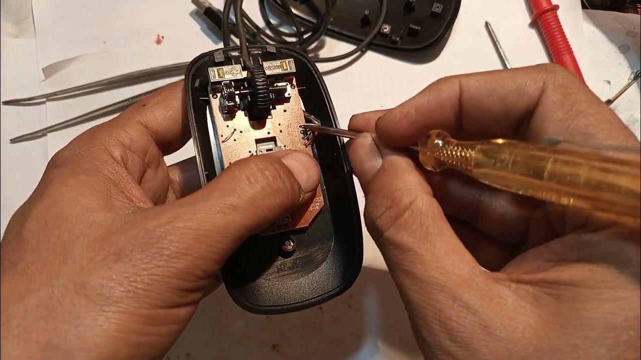 Computer mouse repair. PC mice repair. How to do electronics repairing