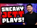 SNEAKY JETT PLAYS IN RADIANT! | WARDELL VALORANT