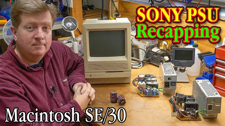 Macintosh SE/30 SONY CR-44 Power Supply (PSU) Recapping Walkthrough