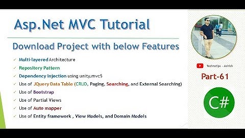 Part 61- Download and Setup Complete Repository Pattern Project | Asp.net MVC Project Free download