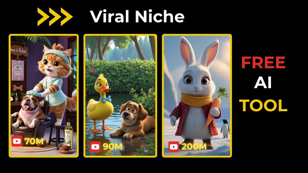 AI se Video Kaise Banaye | Create Viral Animal Videos | AI se Cartoon Videos Kaise Banaye