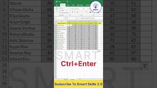 Excel Interview Question Students Marksheet in Excel | RANDBETWEEN #excel #exceltips #exceltutorial