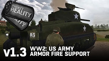 WW2: US Army Armor Fire Support - Project Reality v1.3