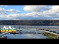 NYC LIVE WINDOW CAMERA STREAM,  Henry Hudson River and Hudson Bridge View 06-26-22.