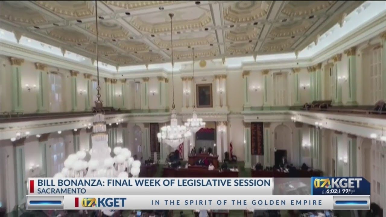 News from the California Capitol: Final week of legislative session
