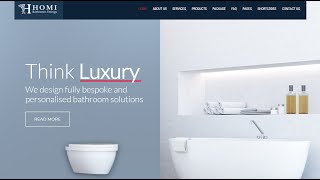 Bathroom WordPress Theme Demo | Homi | ThemesRain.com screenshot 1