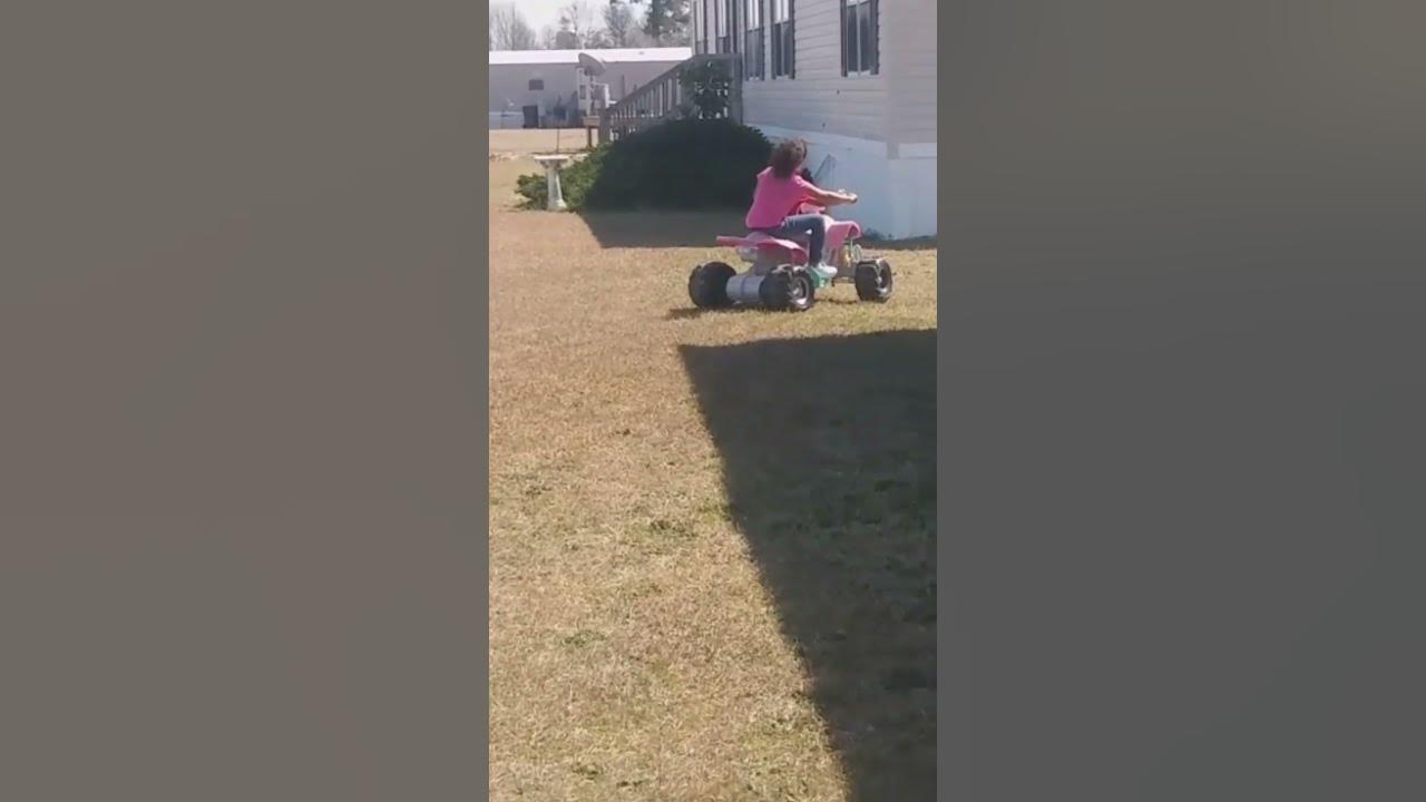 Barbie four wheeler YouTube