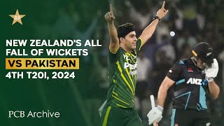 PCB Archive - New Zealand's All Fall of Wickets | PAK vs NZ 4th T20I 2024 | M2E2A