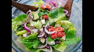 The BEST Greek Salad Recipe