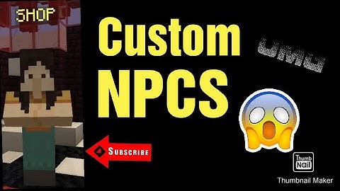 How To Make Custom NPCS Using Commands Minecraft No Mods