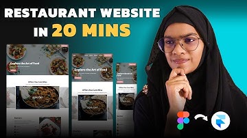 Quick and Easy Restaurant Website: Figma to Framer Tutorial in 20 Minutes