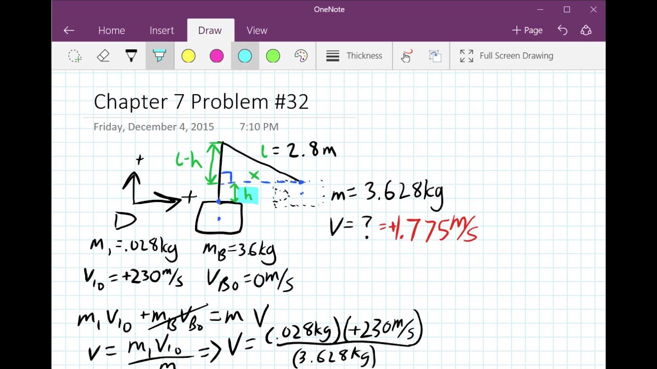 Chapter 7 Problem #32 - YouTube