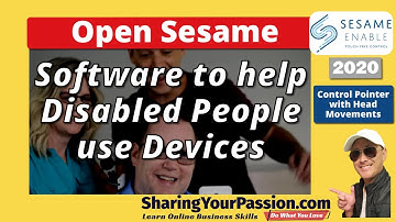 Computer Tablet Phone Assistive Software for Disabled or Handicap Person - Open Sesame