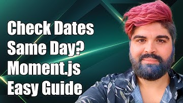 How to Check if Two Dates are the Same Day (Ignoring Year) with Moment.js