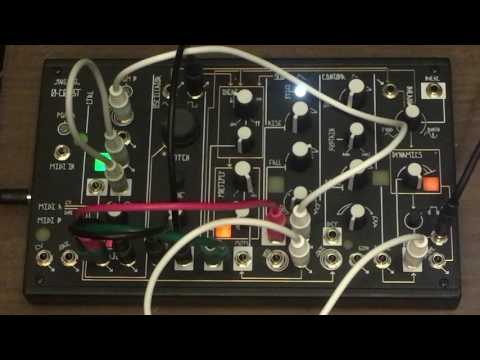 Krell Self Generating Patch On Makenoise 0 Coast Synthesizers