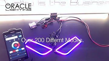 ORACLE Lighting Polaris RZR 900S/1000 XP ORACLE Dynamic RGBW Headlight Halo Kit