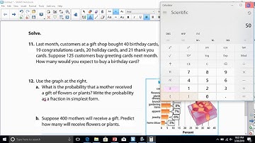 theoretical and experimental probability HW video
