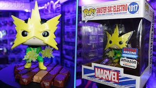 SINISTER SIX ELECTRO 1017 AMAZON EXCLUSIVE - UNBOXING FUNKO POP