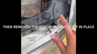 2000 Infiniti I30t *Xenon* Headlight Replacement