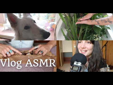 VLOG ASMR * Blabla * Préparation décor roleplay * Plantes * Commandes
