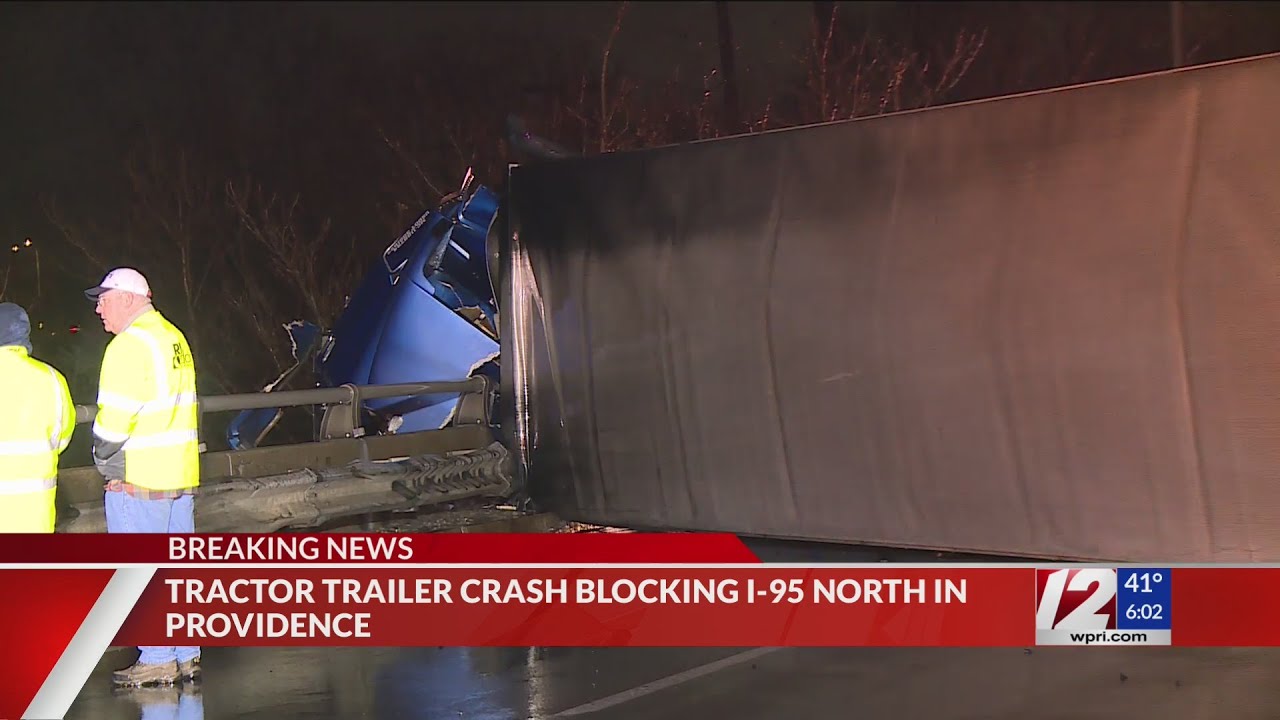 Delays On I 95 North After Tractor trailer Crash YouTube delays-on-i-95-north-after-tractor-trailer-crash-youtube