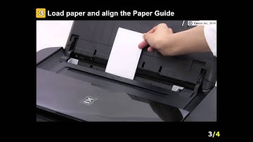 PIXMA iP8720/iX6820: Setting the paper