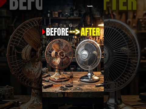 Old Mini Fan Restoration | Satisfying Mini Fan Transformation | Amazing DIY Makeover