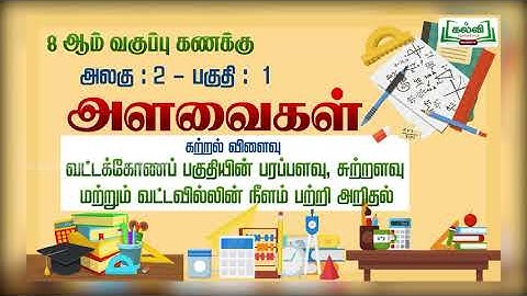 வகுப்பு 8 | கணக்கு | அளவைகள் |  அலகு 2 | பகுதி 1 | KalviTv