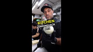 Kitchen Hack For No-Tear Onion Chopping