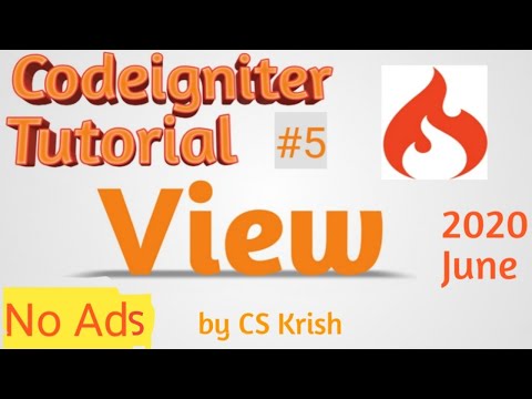 How View Works in Codeigniter in Hindi