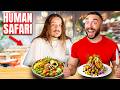 Mangio nel RISTORANTE SEGRETO di HUMAN SAFARI!! *Sarà buono?*