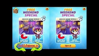 [HowtoMakeTV]Tom Gold Run 3D^Free Weekend Special^Cyber Angela Unlocked*GAMEPLAY FOR KID #145 screenshot 5