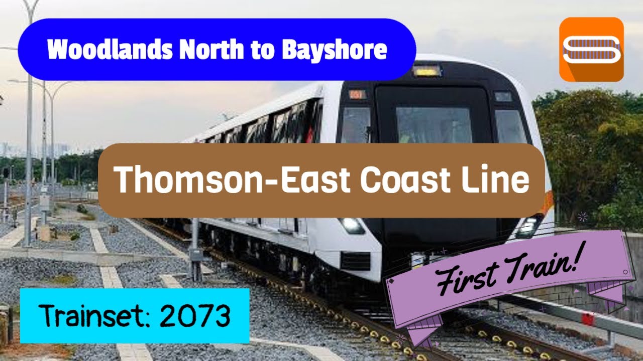 [SMRT] Full Journey of TEL Stage 4 - Woodlands North to Bayshore