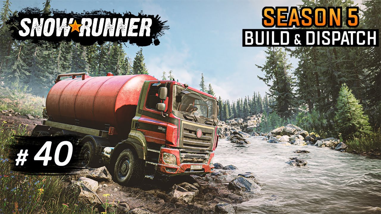 SnowRunner (Season 5: Build & Dispatch) - #40 - Дон - состязания "Сладкий груз" | "Быстрый и мокрый"