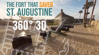 The Fort that SAVED St. Augustine: Castillo de San Marcos 360 3D VR