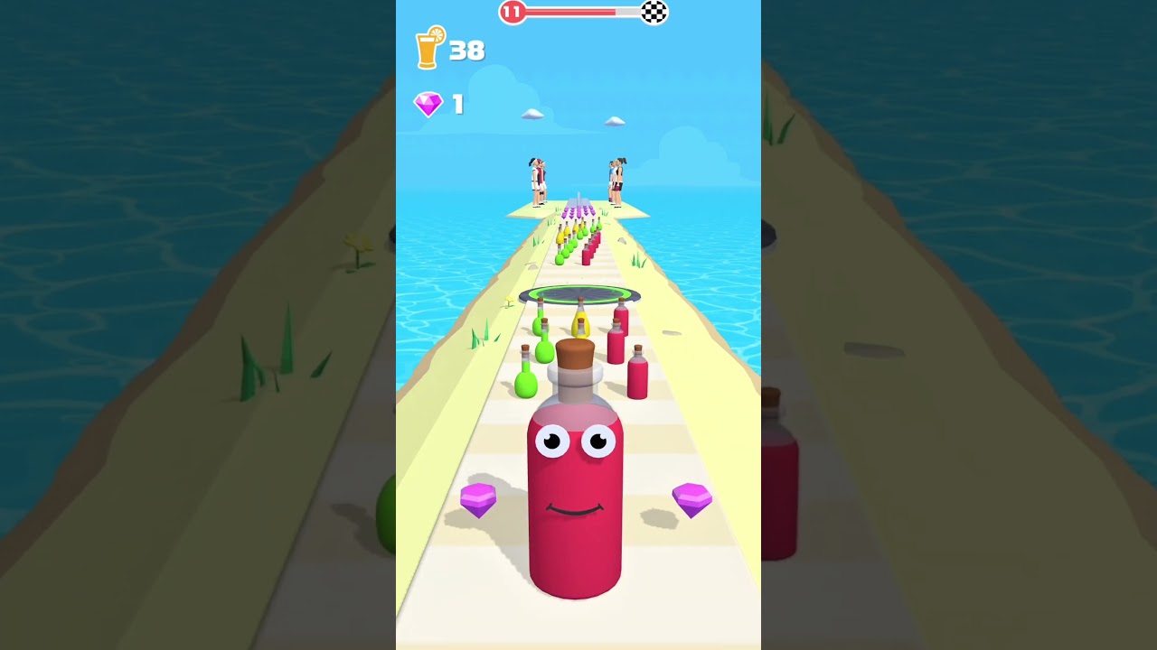 Juice Run 🧃🏃🥤 Relaxing Gameplay Lvl.11 