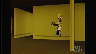 HOMER ENTERS THE BACKROOMS