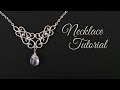 Elegant Elven Necklace Tutorial - Intermediate Wire Wrapping Project | &quot;Josephine&quot;