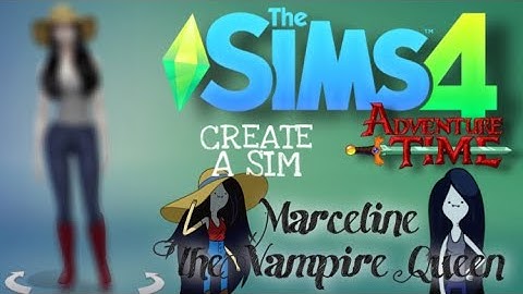 Sims 4 Create A Sim (CAS) - Adventure Time Marceline The Vampire Queen