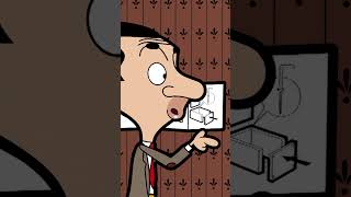 Mr. Bean Builds A DIY Bookcase 🛠️ #MrBean #MrBeanAnimated #Shorts | ZeeKay Cartoons