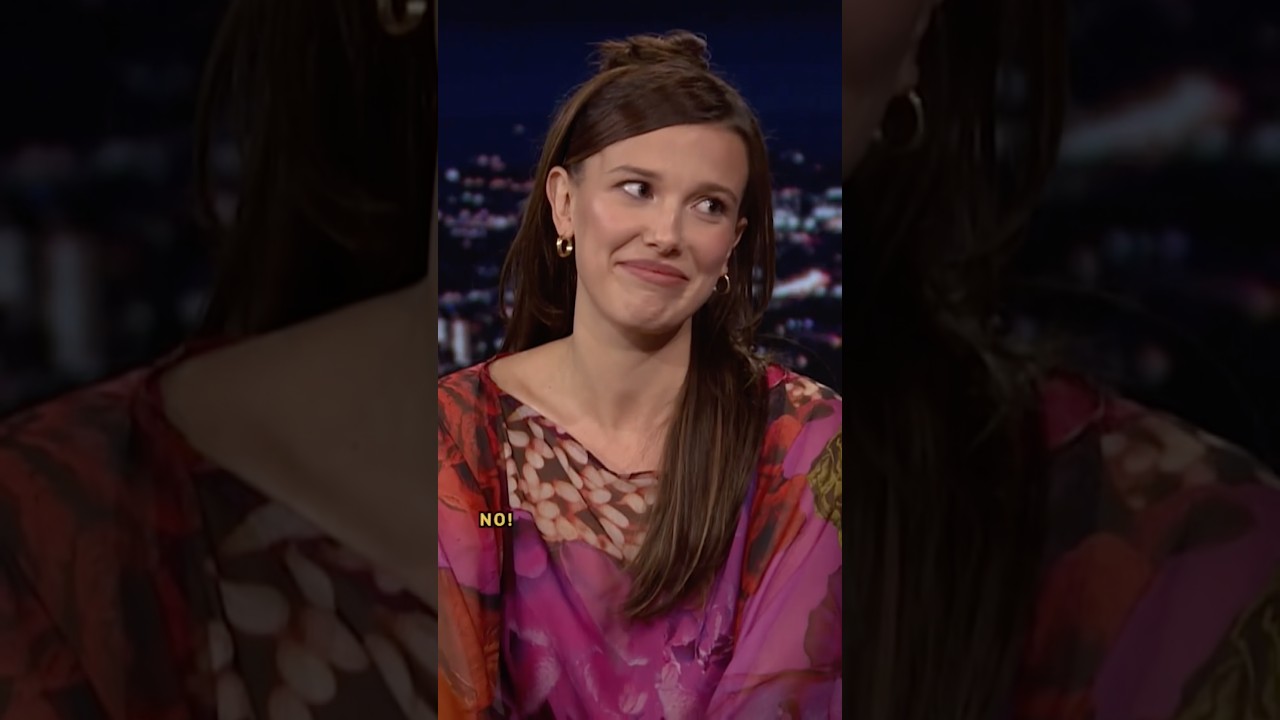 #MillieBobbyBrown wore black for the entire #StrangerThings 5 press tour to “mourn” Eleven 😭