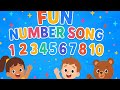 Number Song 1 - 10 | Let's Sing and Count Together.